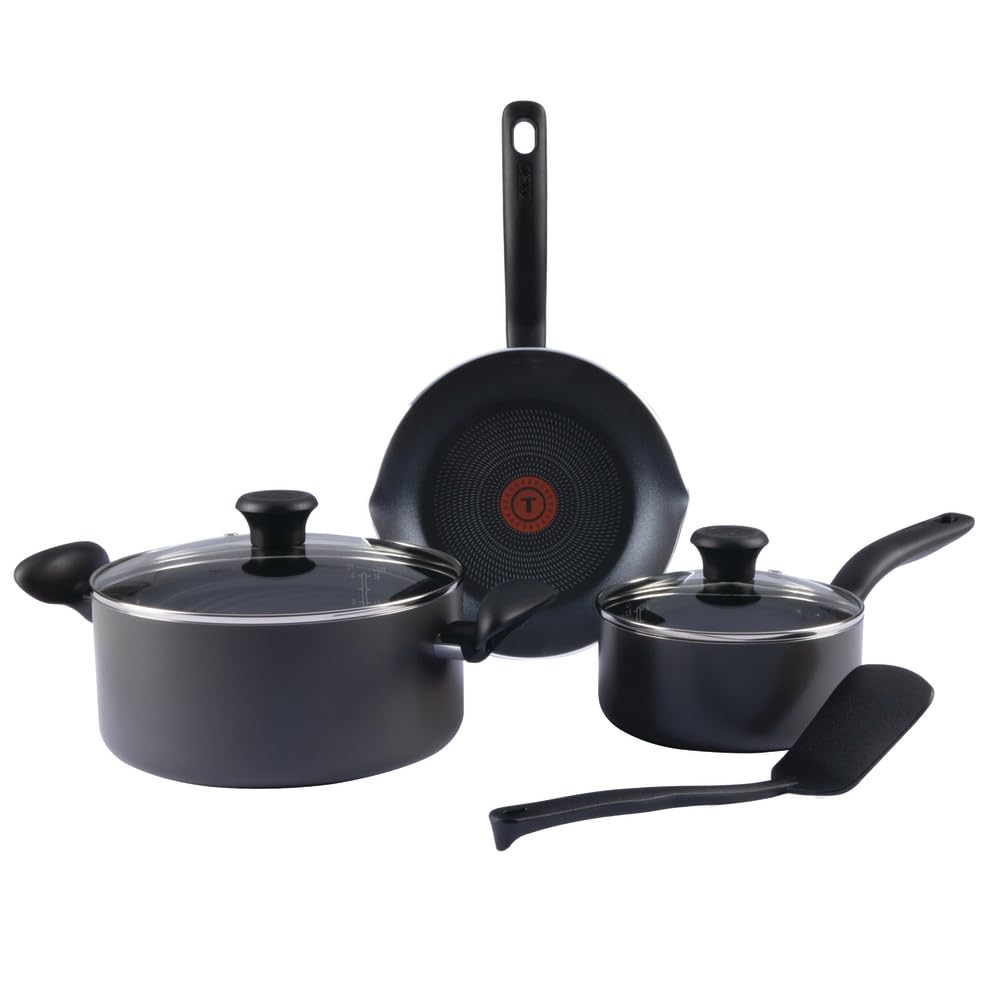 Foto 2 pulgar | Batería de Cocina T-fal Initiatives Antiadherente 6 Piezas Gris - Venta Internacional