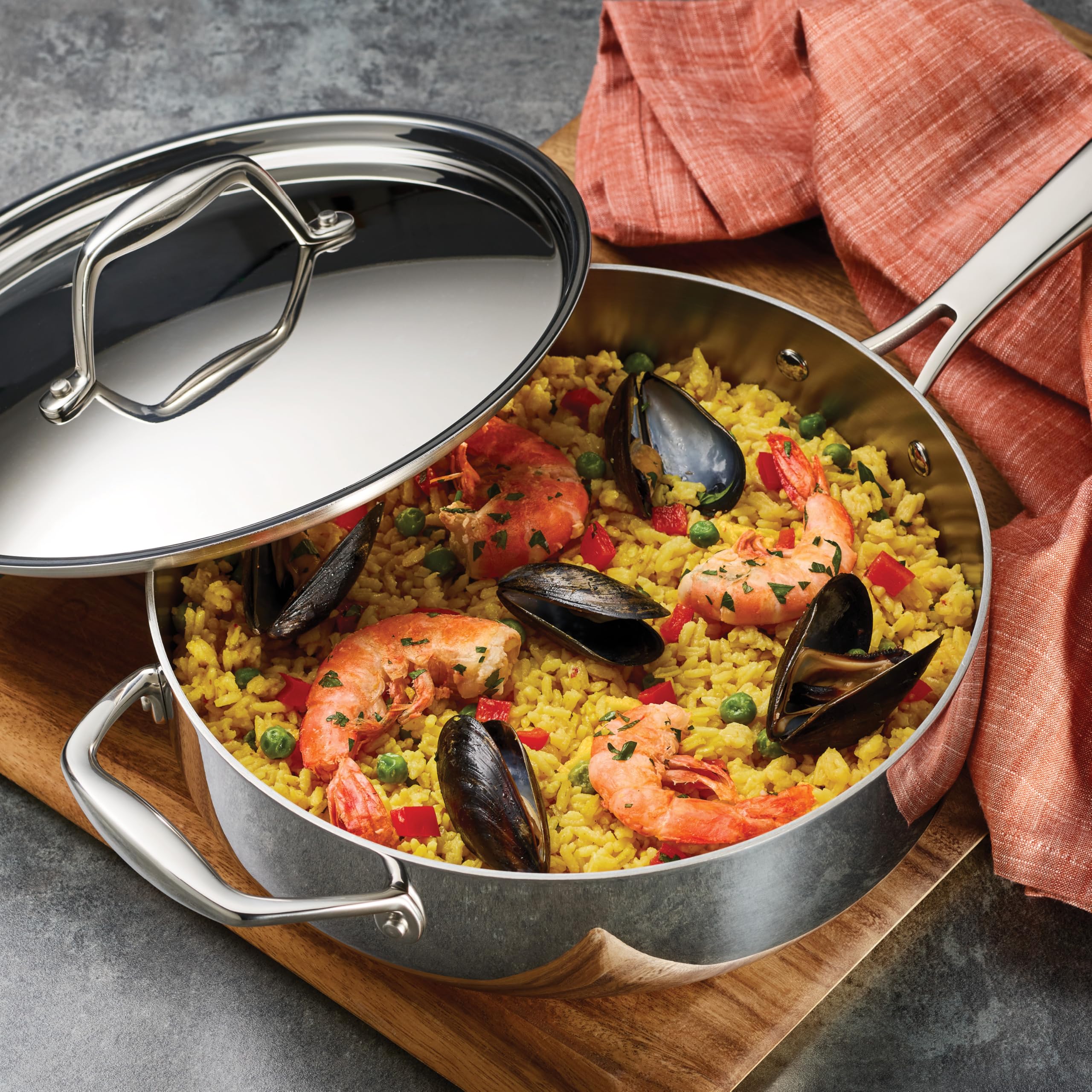 Foto 5 | Juego De Utensilios De Cocina Tramontina De Acero Inoxidable Con Revestimiento Triple De 13 Piezas - Venta Internaciona