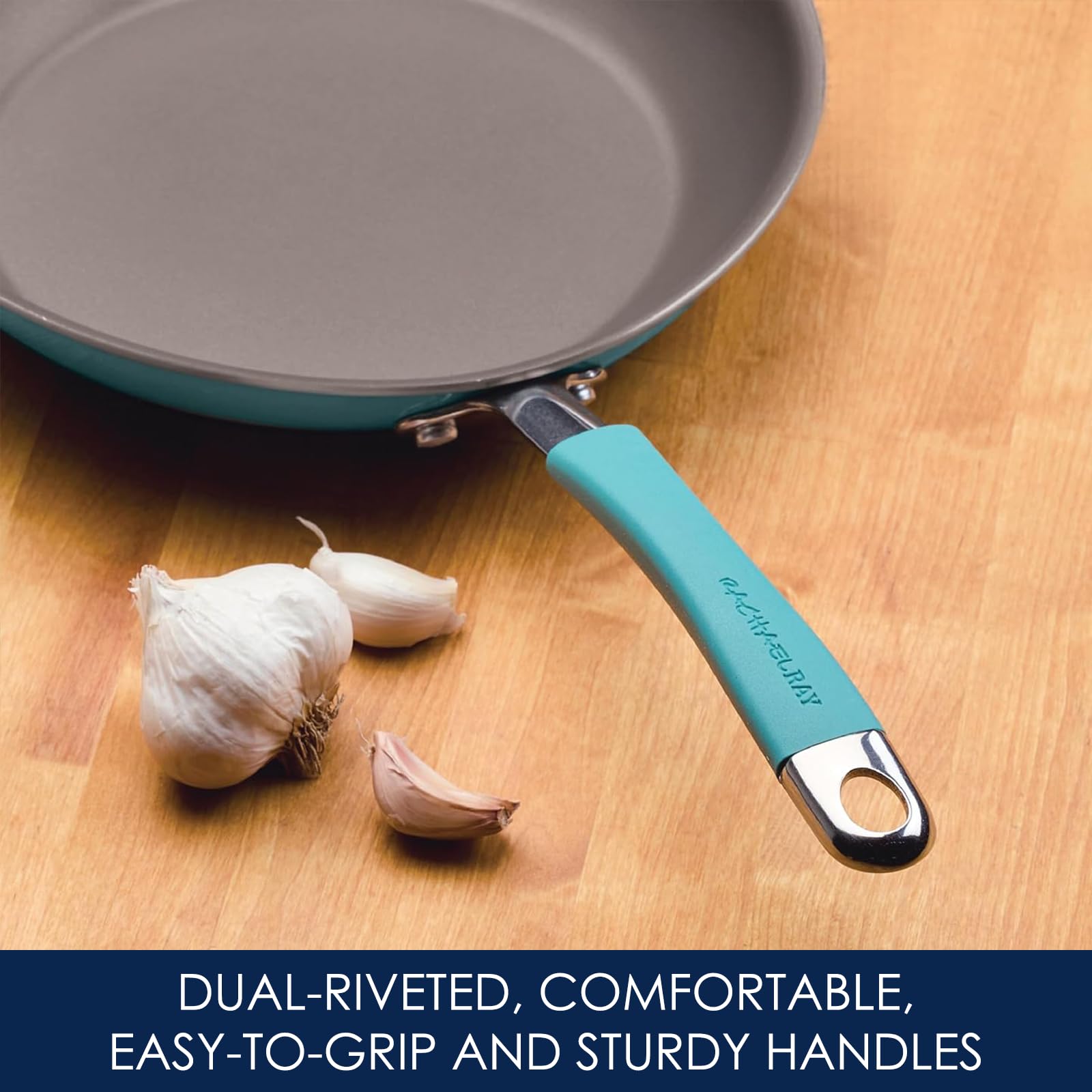 Foto 6 pulgar | Juego De Utensilios De Cocina Rachael Ray Cucina, Antiadherente, 12 Piezas, Color Azul Agave - Venta Internacional.