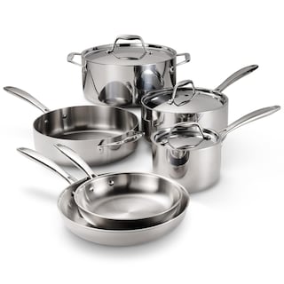 Foto 1 | Juego De Utensilios De Cocina Tramontina De Acero Inoxidable Con Revestimiento Triple De 9 Piezas - Venta Internacional.