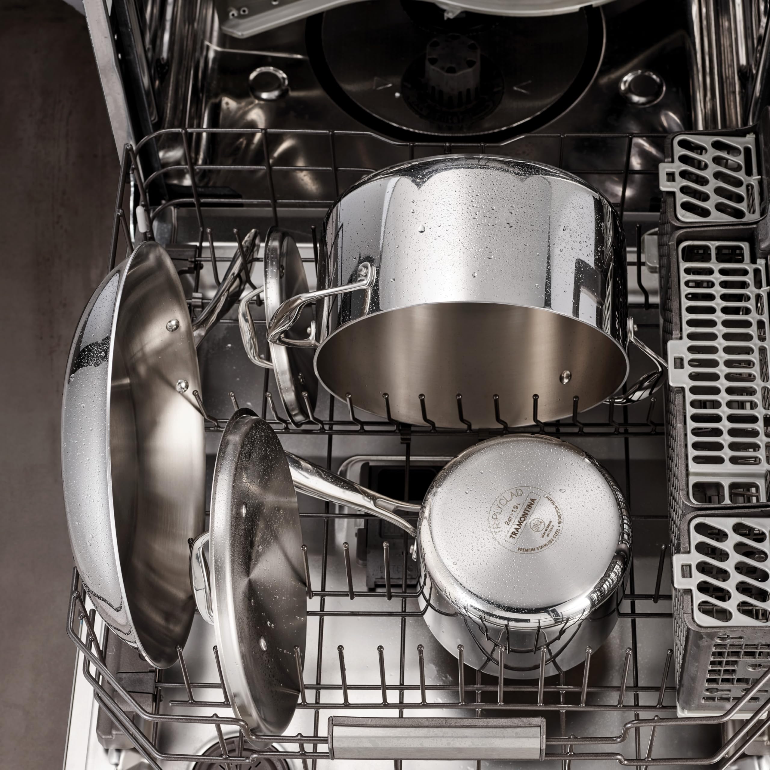 Foto 6 | Juego De Utensilios De Cocina Tramontina De Acero Inoxidable Con Revestimiento Triple De 9 Piezas - Venta Internacional.