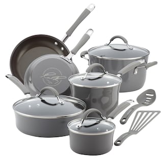 Foto 1 | Juego De Utensilios De Cocina Rachael Ray Cucina, Antiadherente, 12 Piezas, Sal Marina - Venta Internacional.