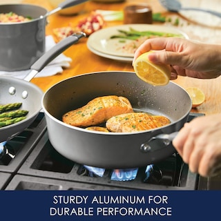 Foto 3 | Juego De Utensilios De Cocina Rachael Ray Cucina, Antiadherente, 12 Piezas, Sal Marina - Venta Internacional.