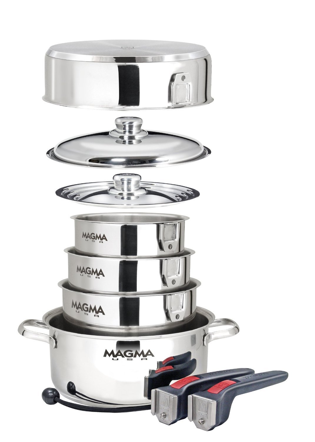 Foto 1 | Juego De Utensilios De Cocina Magma Magma Gourmet De Acero Inoxidable, 10 Piezas - Venta Internacional.