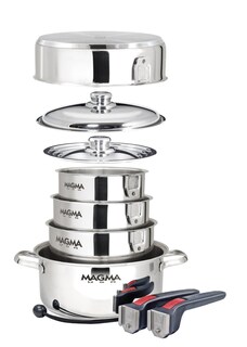 Foto 1 | Juego De Utensilios De Cocina Magma Magma Gourmet De Acero Inoxidable, 10 Piezas - Venta Internacional.