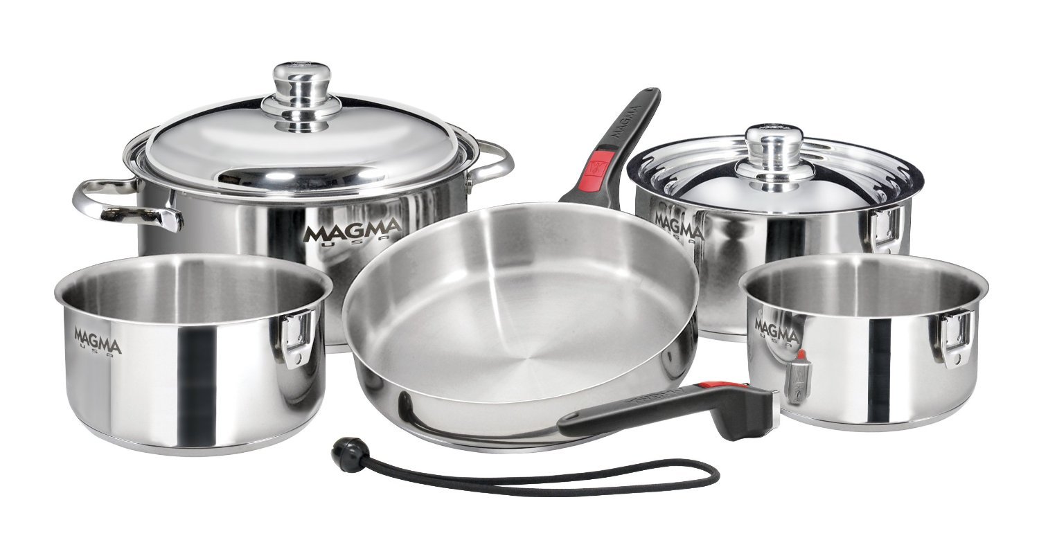 Foto 2 | Juego De Utensilios De Cocina Magma Magma Gourmet De Acero Inoxidable, 10 Piezas - Venta Internacional.