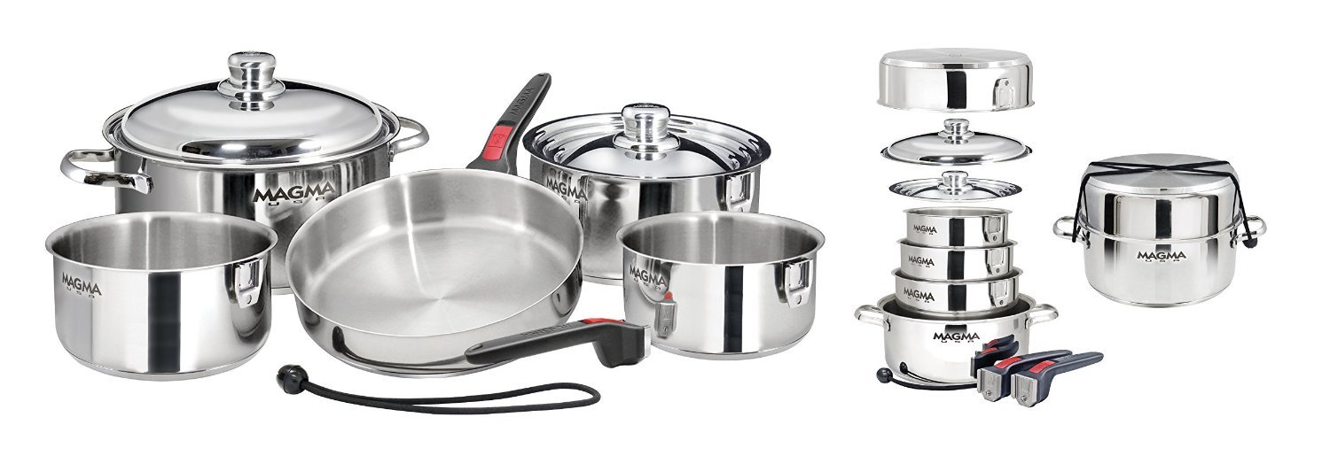 Foto 4 pulgar | Juego De Utensilios De Cocina Magma Magma Gourmet De Acero Inoxidable, 10 Piezas - Venta Internacional.
