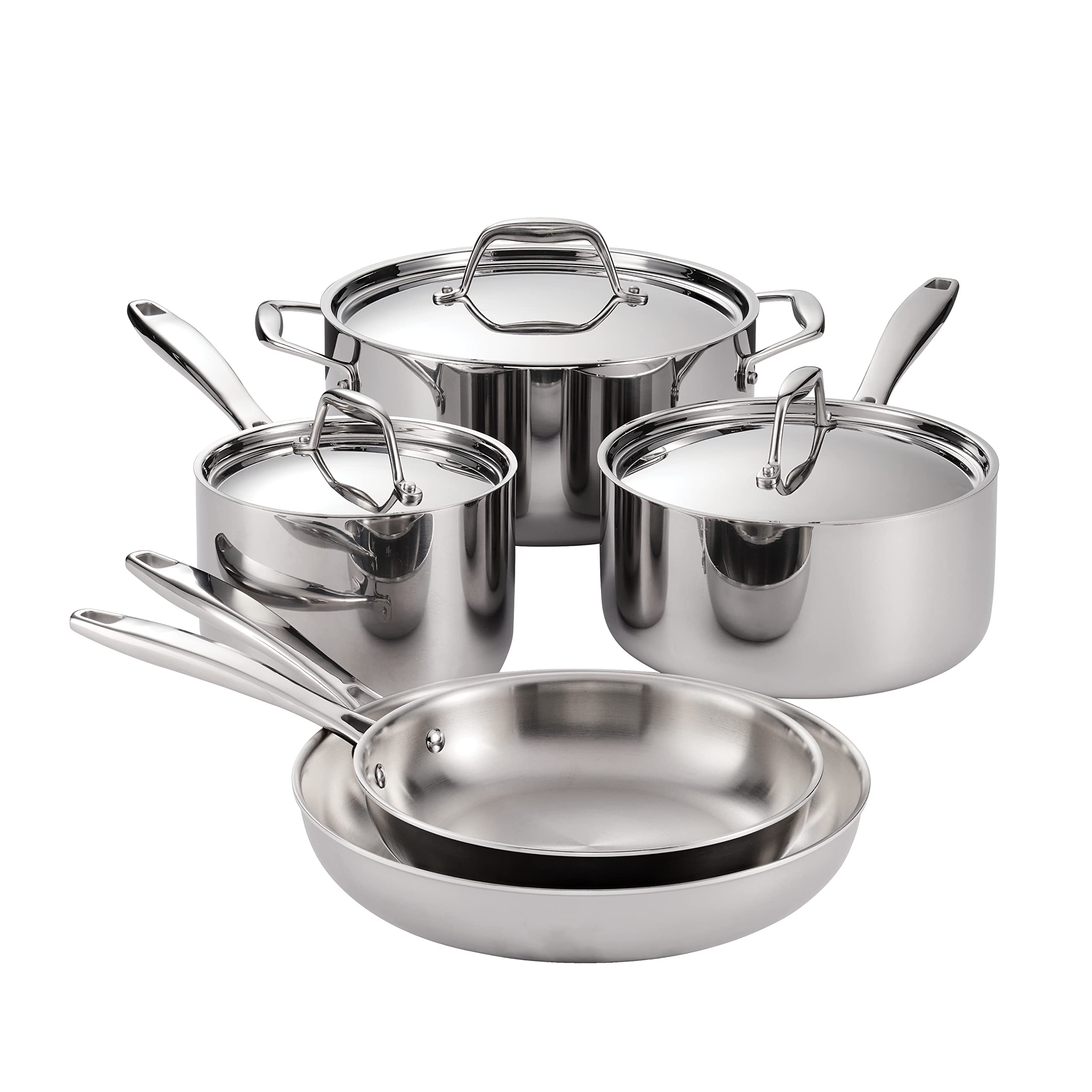Foto 2 pulgar | Juego De Utensilios De Cocina Tramontina De Acero Inoxidable Con Revestimiento Triple De 8 Piezas - Venta Internacional.