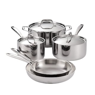 Foto 1 | Juego De Utensilios De Cocina Tramontina De Acero Inoxidable Con Revestimiento Triple De 8 Piezas - Venta Internacional.