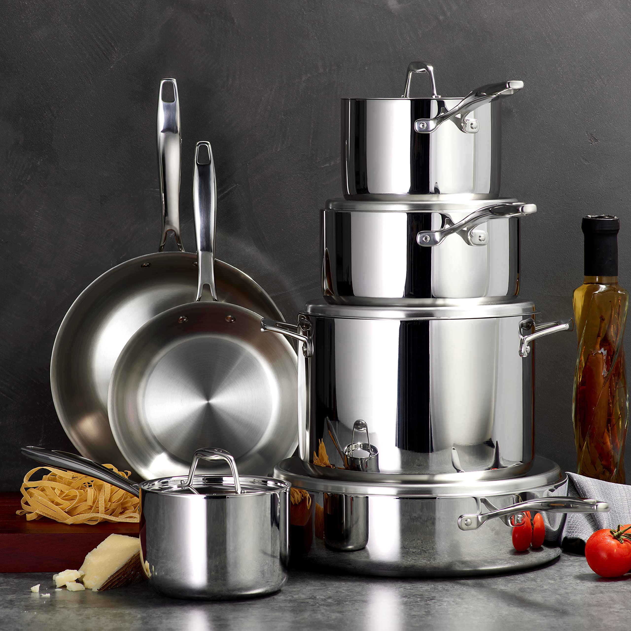 Foto 2 | Juego De Utensilios De Cocina Tramontina De Acero Inoxidable Con Revestimiento Triple De 12 Piezas - Venta Internaciona