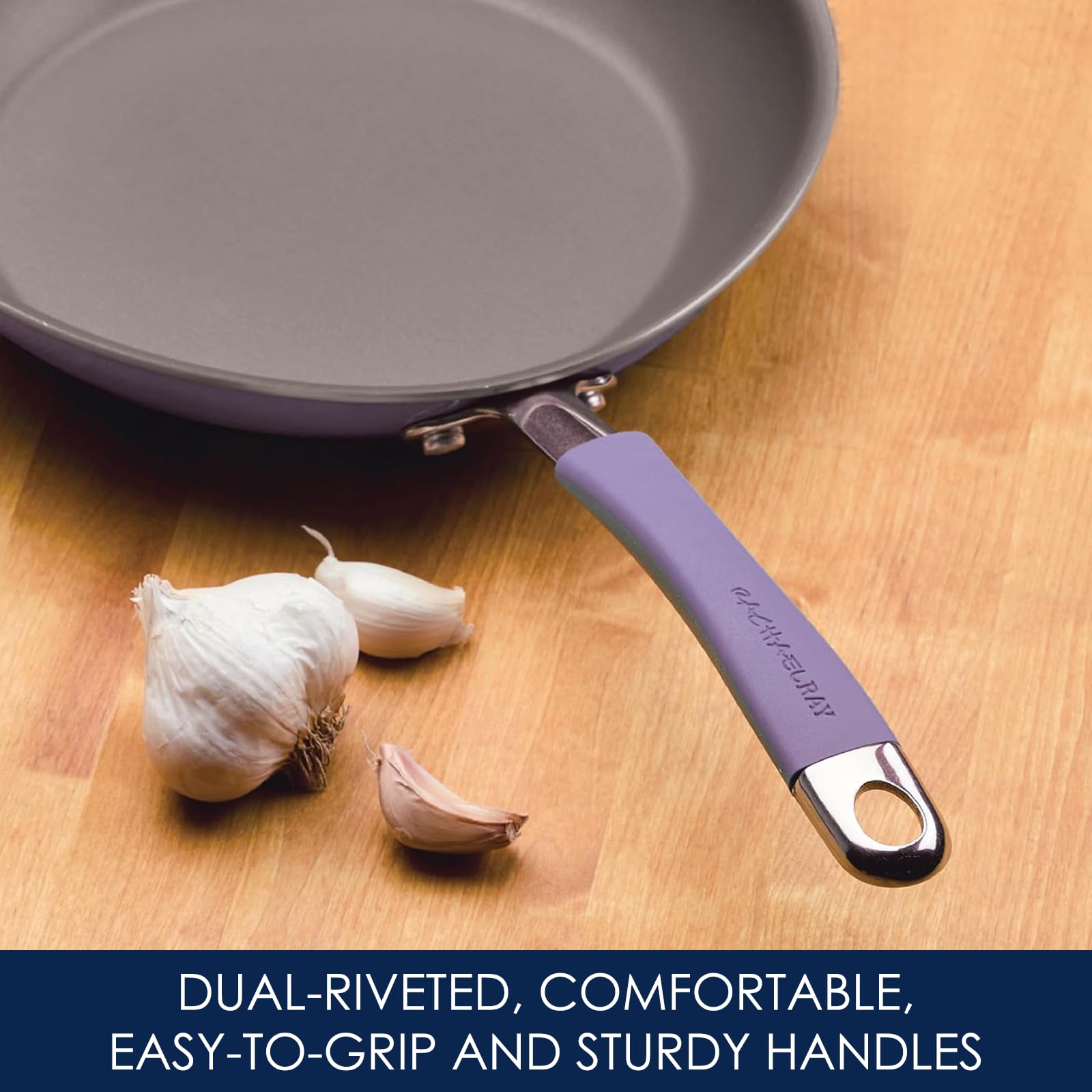 Foto 6 pulgar | Juego De Utensilios De Cocina Rachael Ray Cucina, Antiadherente, 12 Piezas, Color Morado - Venta Internacional.