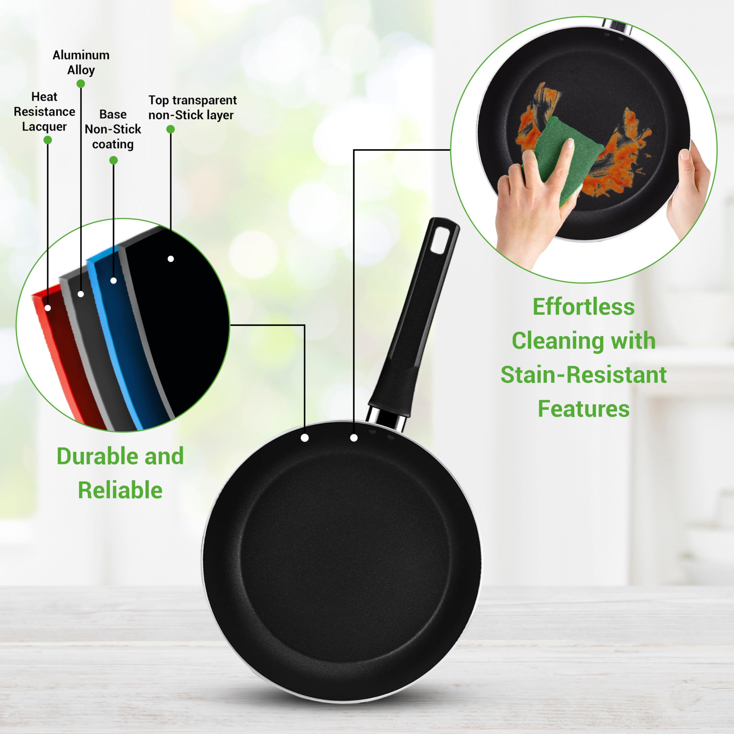 Foto 5 | Juego De Utensilios De Cocina Nutrichef Nccwa13, Antiadherentes, 13 Piezas, Negro - Venta Internacional.