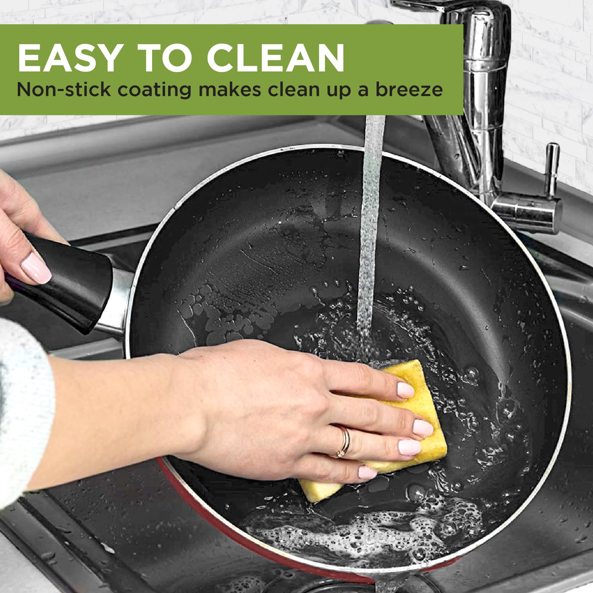 Foto 7 pulgar | Juego De Utensilios De Cocina Ecolution Easy Clean, Cerámica Antiadherente, 26 Piezas - Venta Internacional.