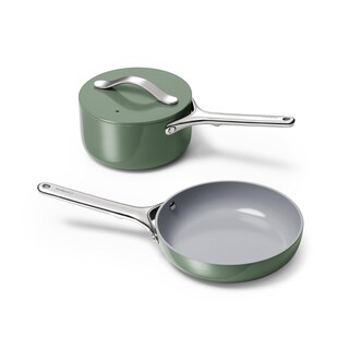 Foto 1 | Juego de Cocina Caraway Mini de Cerámica Antiadherente de 1 l y 1,7 l con Rejilla - Venta Internacional