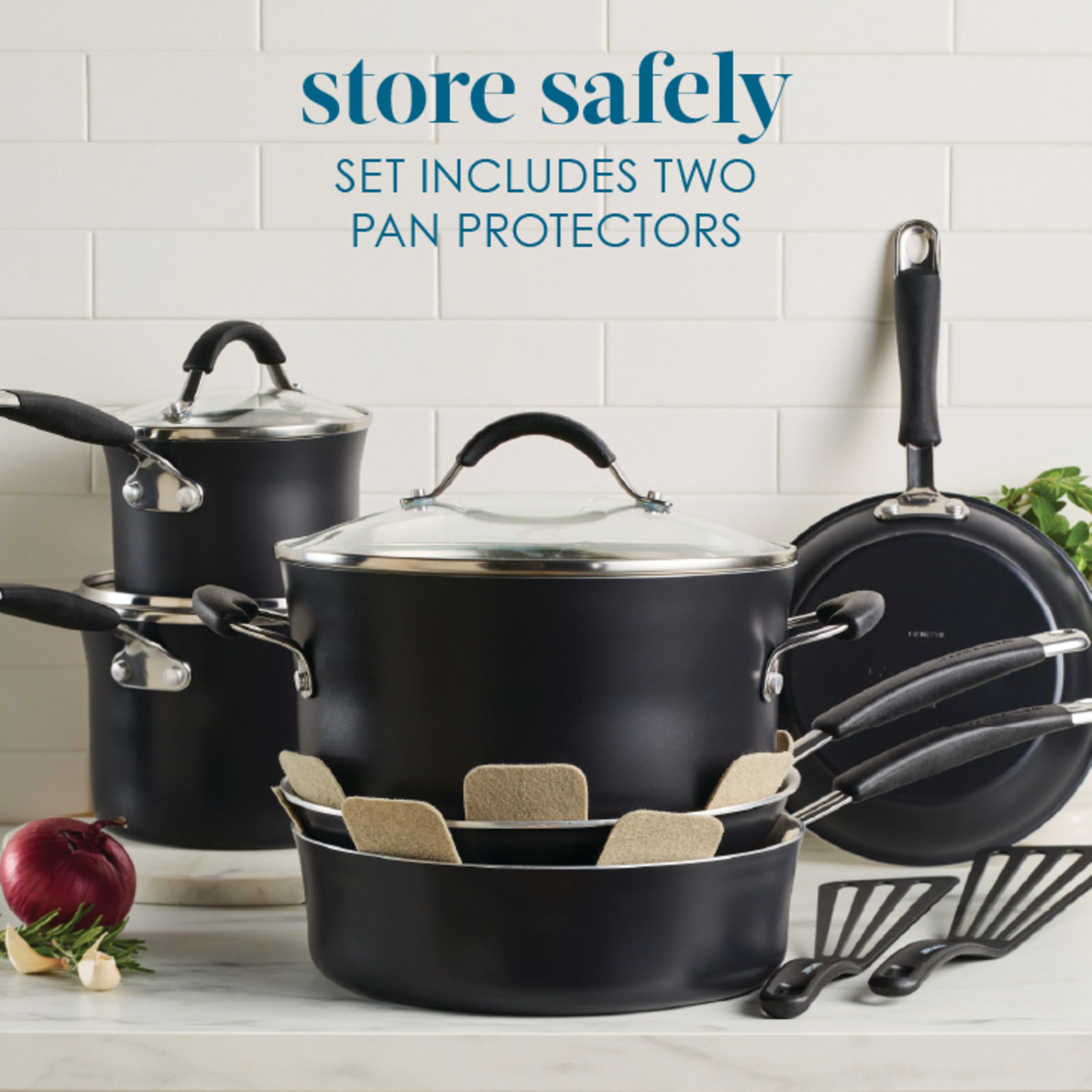 Foto 6 | Set de Utensilios de Cocina Rachael Ray Cucina Cerámica Antiadherente 13 Piezas - Venta Internacional