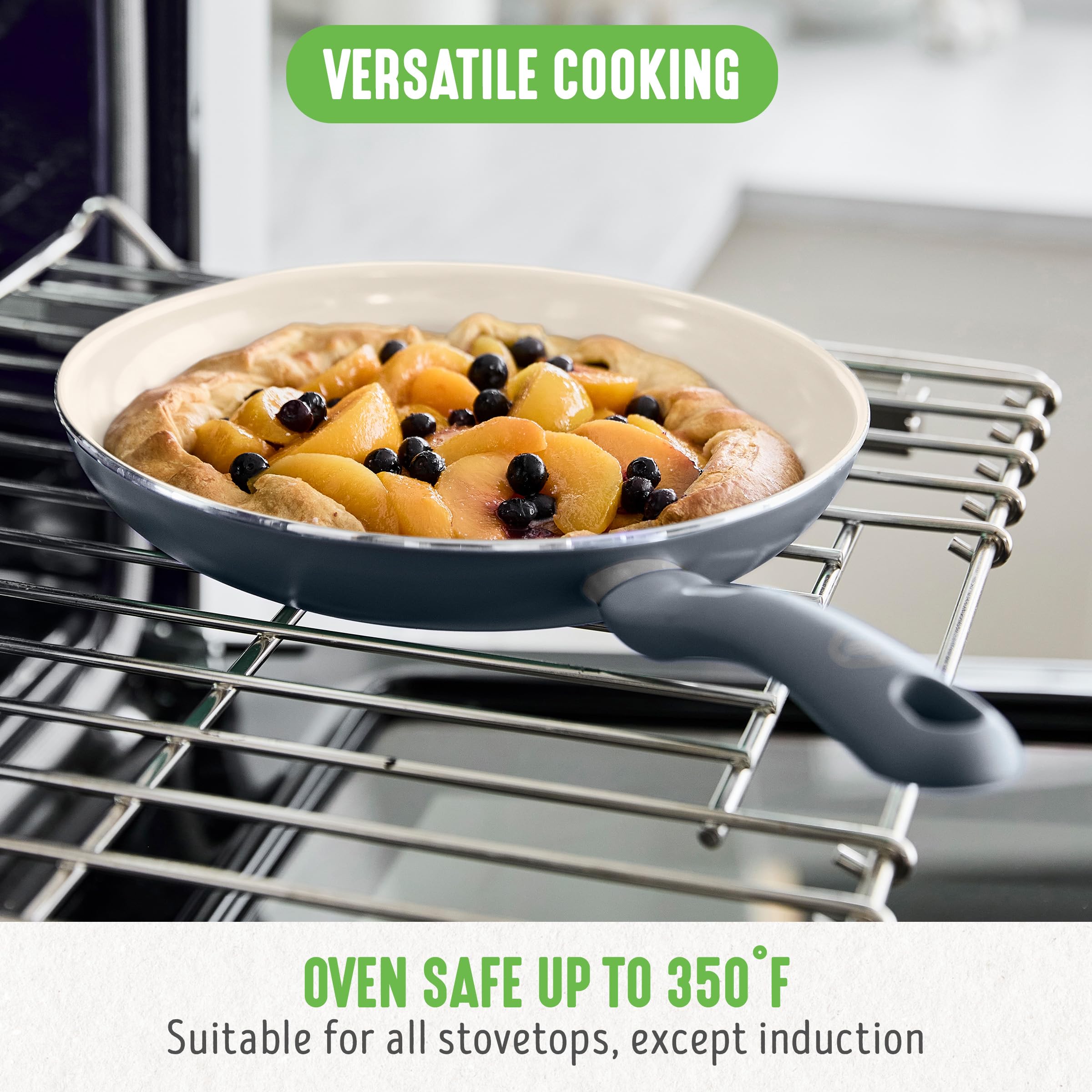 Foto 4 pulgar | Bateria de Cocina Greenlife Soft Grip 16 Piezas - Venta Internacional