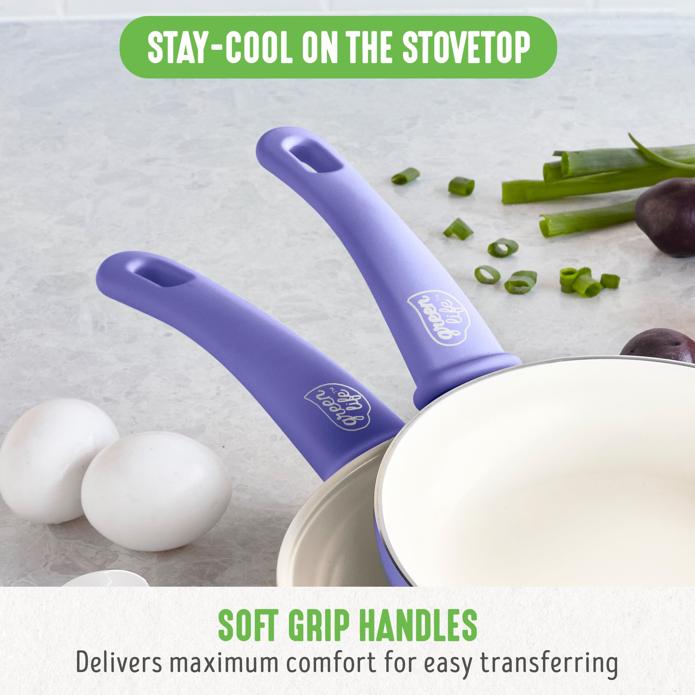 Foto 6 pulgar | Bateria de Cocina Green Life Soft Grip 16 Piezas - Venta Internacional