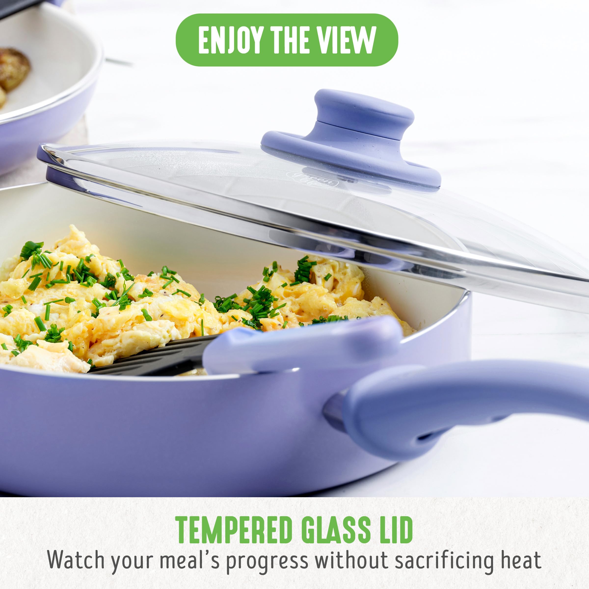 Foto 7 | Bateria de Cocina Green Life Soft Grip 16 Piezas - Venta Internacional