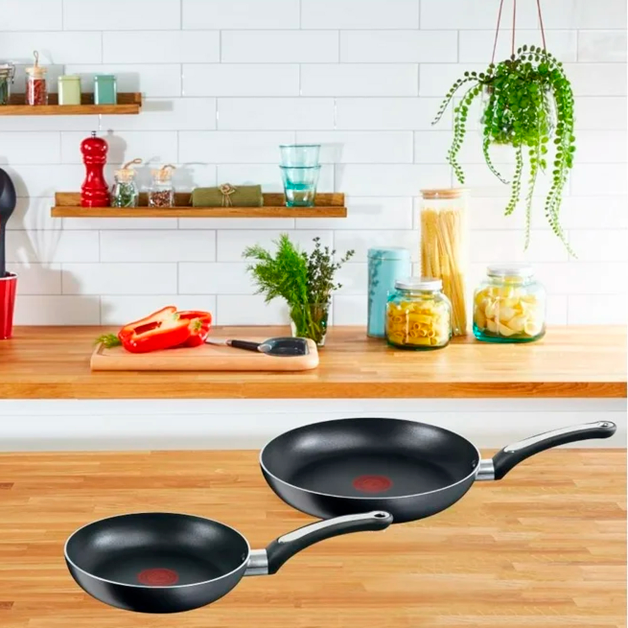 Foto 8 pulgar | Juego De Sartenes T-fal Mod. B4730284 2 Pzs