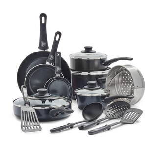 Foto 1 | Bateria de Cocina Greenlife Soft Grip 16 Piezas - Venta Internacional
