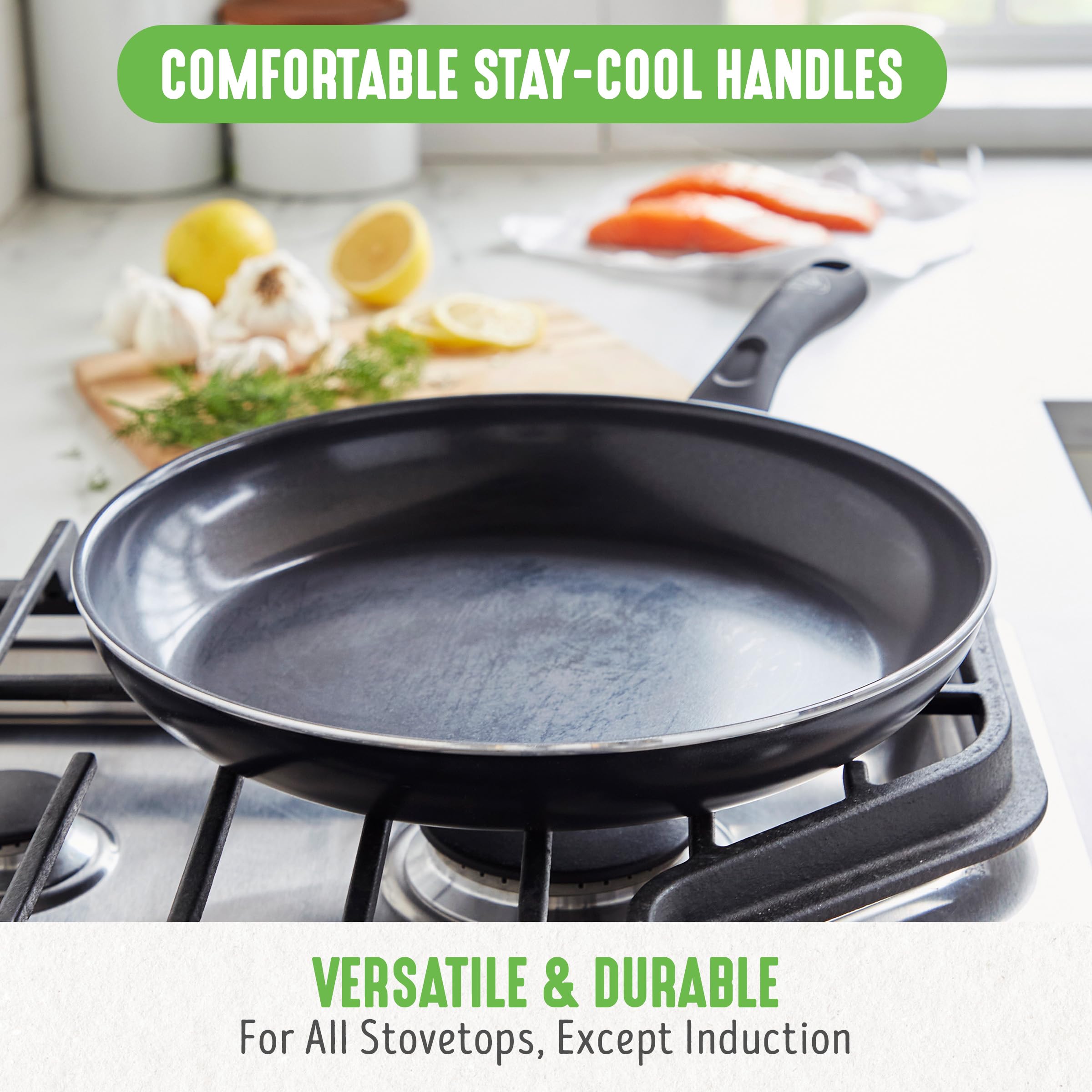 Foto 3 | Bateria de Cocina Greenlife Soft Grip 16 Piezas  - Venta Internacional