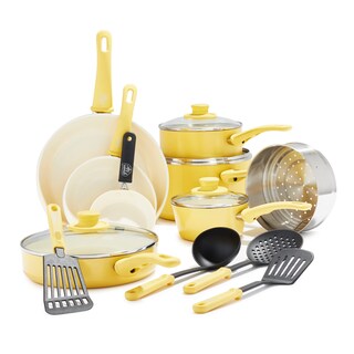 Foto 1 | Bateria de Cocina Greenlife Soft Grip 16 Piezas - Venta Internacional