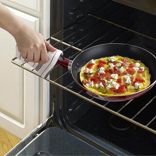 Foto 3 | Batería de Cocina Tfal con Antiadherente e Indicador Thermo Spot B039se64roja