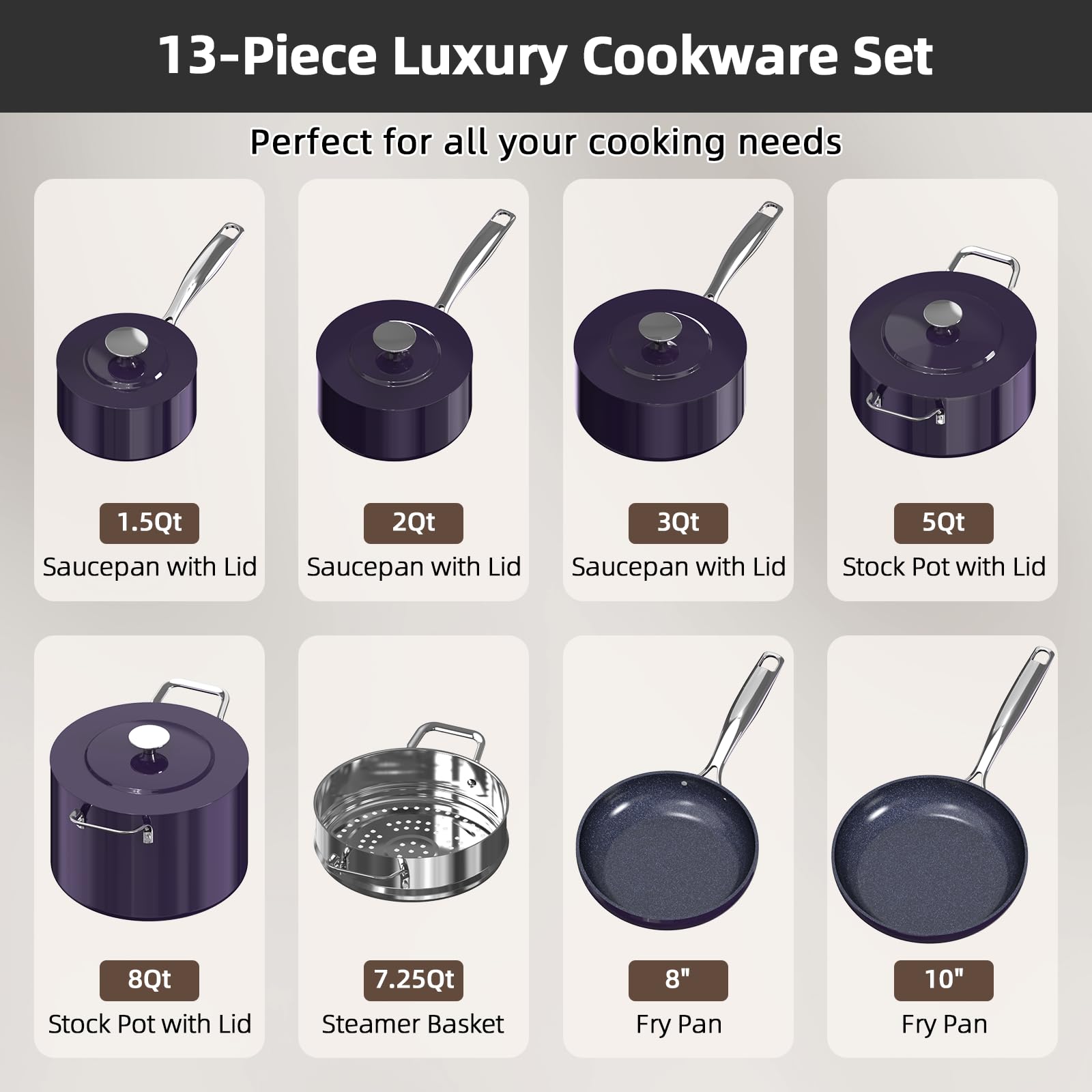 Foto 7 pulgar | Juego de Utensilios de Cocina Nuwave Lux 13 Piezas - Venta Internacional