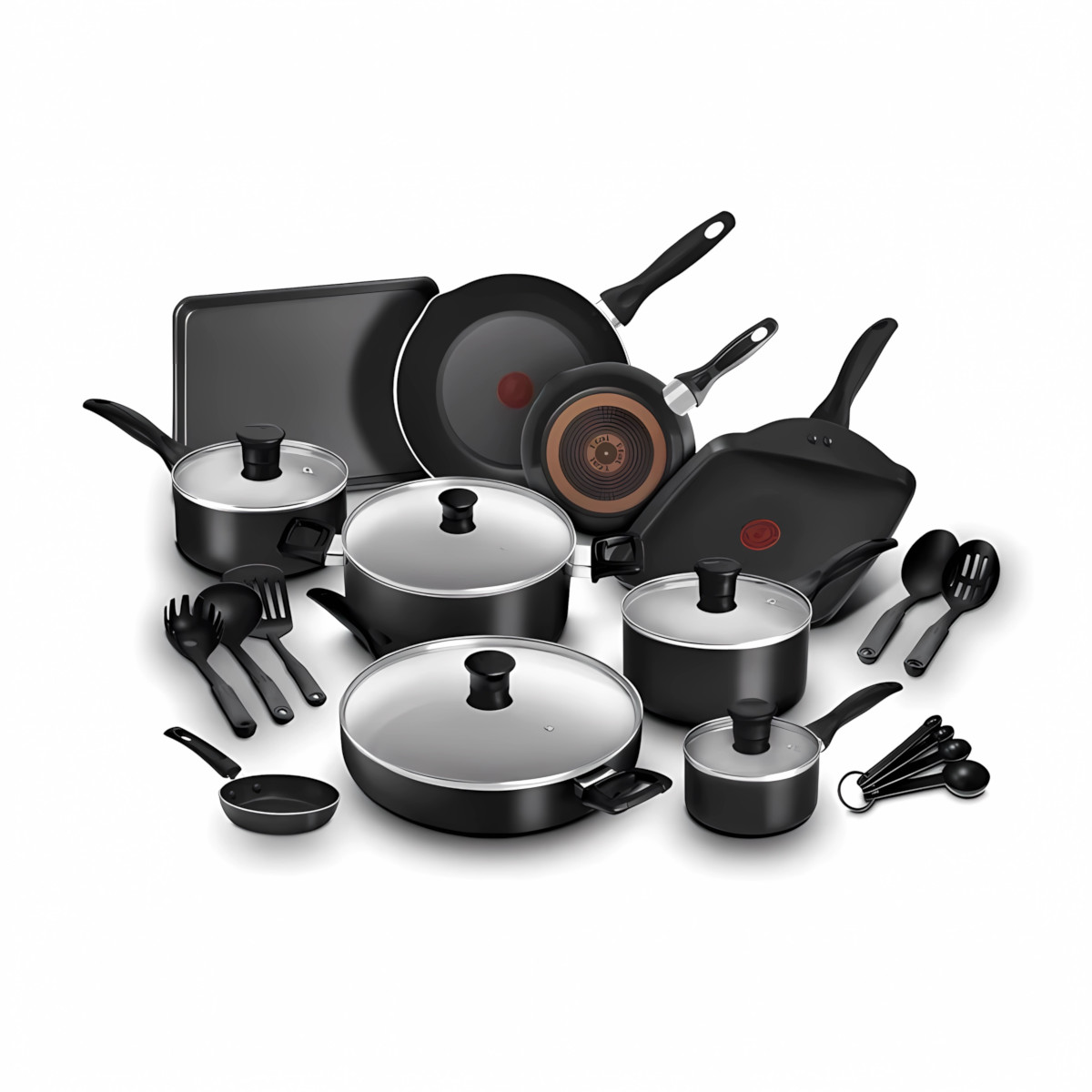 Foto 2 pulgar | Batería de Cocina T-Fal Supercook 24 Piezas Antiadherente