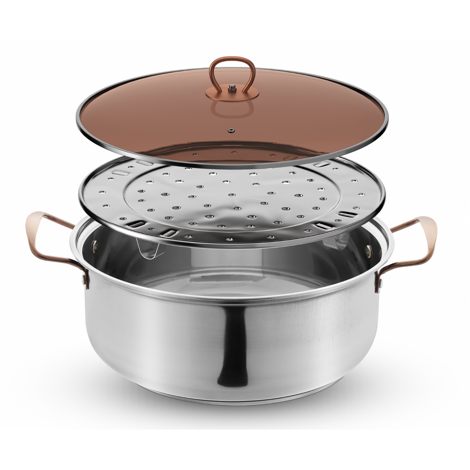 Foto 7 pulgar | Batería De Cocina Sofía Deluxe Gold + Accesorios 28pz