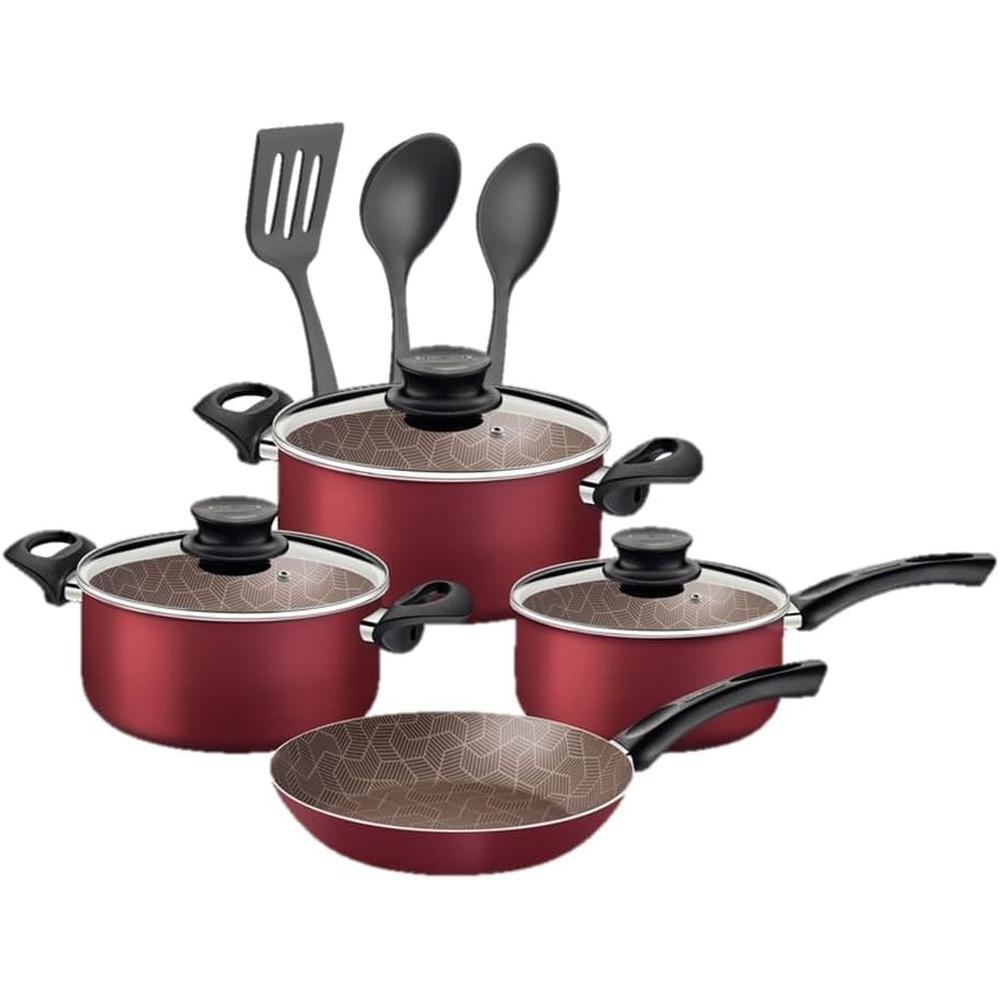 Batería de Cocina Tramontina Paris 10 Piezas Antiadherente