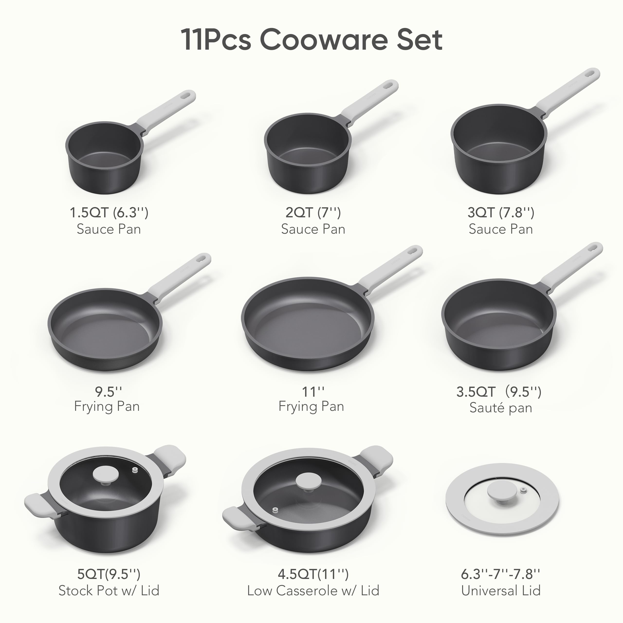 Foto 3 pulgar | Juego De Ollas Y Sartenes Carote, Utensilios De Cocina De Inducción Antiadherentes, 11 Piezas - Venta Internacional.