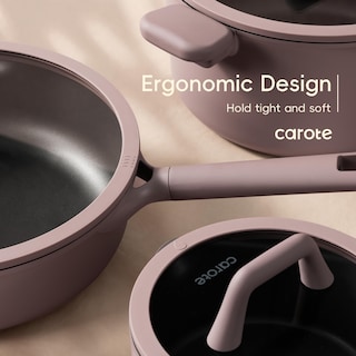 Foto 3 | Juego De Utensilios De Cocina Carote, 19 Piezas, Antiadherentes De Inducción, Color Marrón Rosado - Venta Internaciona