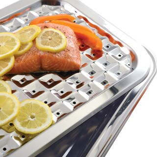 Foto 4 | Set De Sartenes Norpro 274 De Acero Inoxidable, 42 Cm, Color Plateado - Venta Internacional.