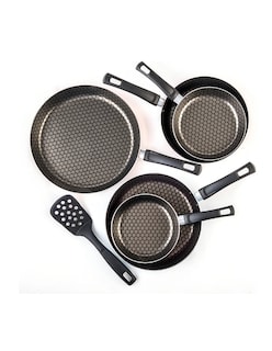 Foto 4 | Juego 5 Sartenes Fashion Cook Cinsa + Gratis Termo Güish De Regalo