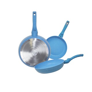 Foto 1 | Juego De Sartenes Kuche Color Azul 3 Piezas
