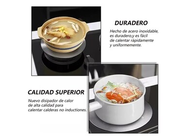 Foto 3 | Acero Xtellar Inoxidable Placa Térmica Para Cocina