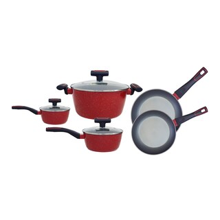 Foto 1 | Batería De Cocina Foode 8 Piezas Roja 2.5mm