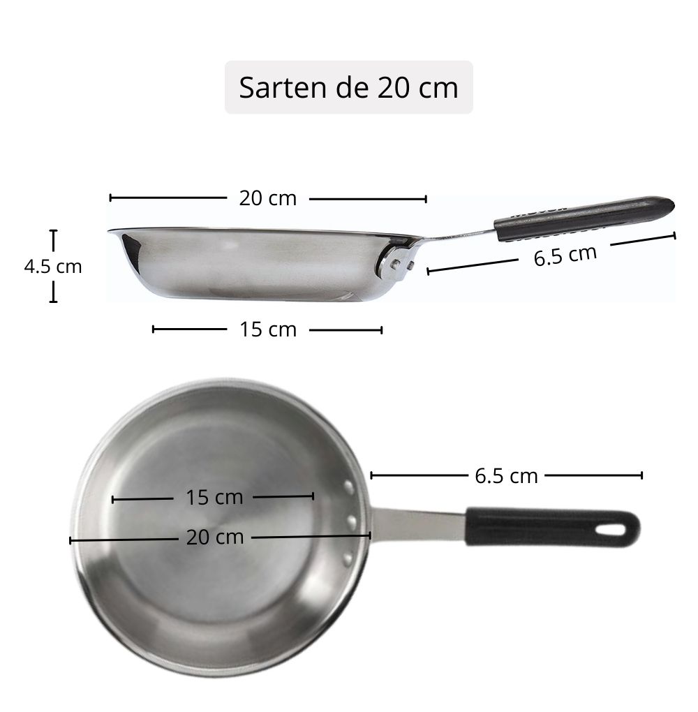 Foto 3 pulgar | Moven Juego Sartenes Acero Inoxidable Con Mango De Neopreno 3pzs
