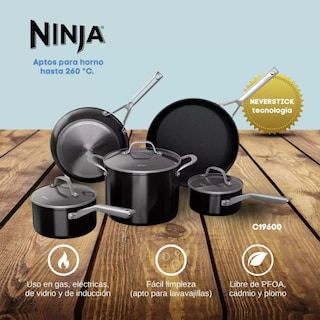 Foto 5 | Batería de Cocina Ninja Essential 8 Piezas