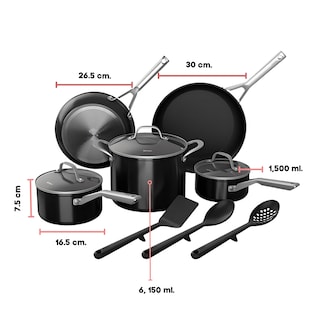 Foto 6 | Batería de Cocina Ninja Essential 8 Piezas