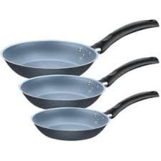 Foto 1 | Juego De 3 Sartenes Tramontina 20298271 Turim 18 20 24 Cm 1.2mm De Espesor Aluminio Granito Azul