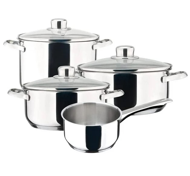 Batería de Cocina Magefesa de Acero Inoxidable 7 Piezas