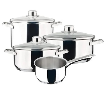 Foto 1 | Batería de Cocina Magefesa de Acero Inoxidable 7 Piezas