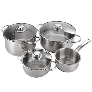 Foto 3 | Batería de Cocina Magefesa de Acero Inoxidable 7 Piezas