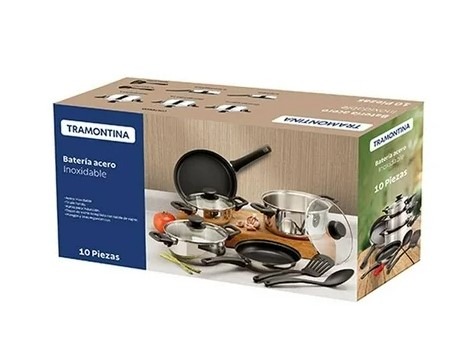 Foto 2 | Batería de Cocina Tramontina 32300348 10 Piezas