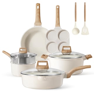 Foto 1 | Juego De Utensilios De Cocina Carote White Granite Induction, 11 Piezas, Antiadherentes - Venta Internacional.