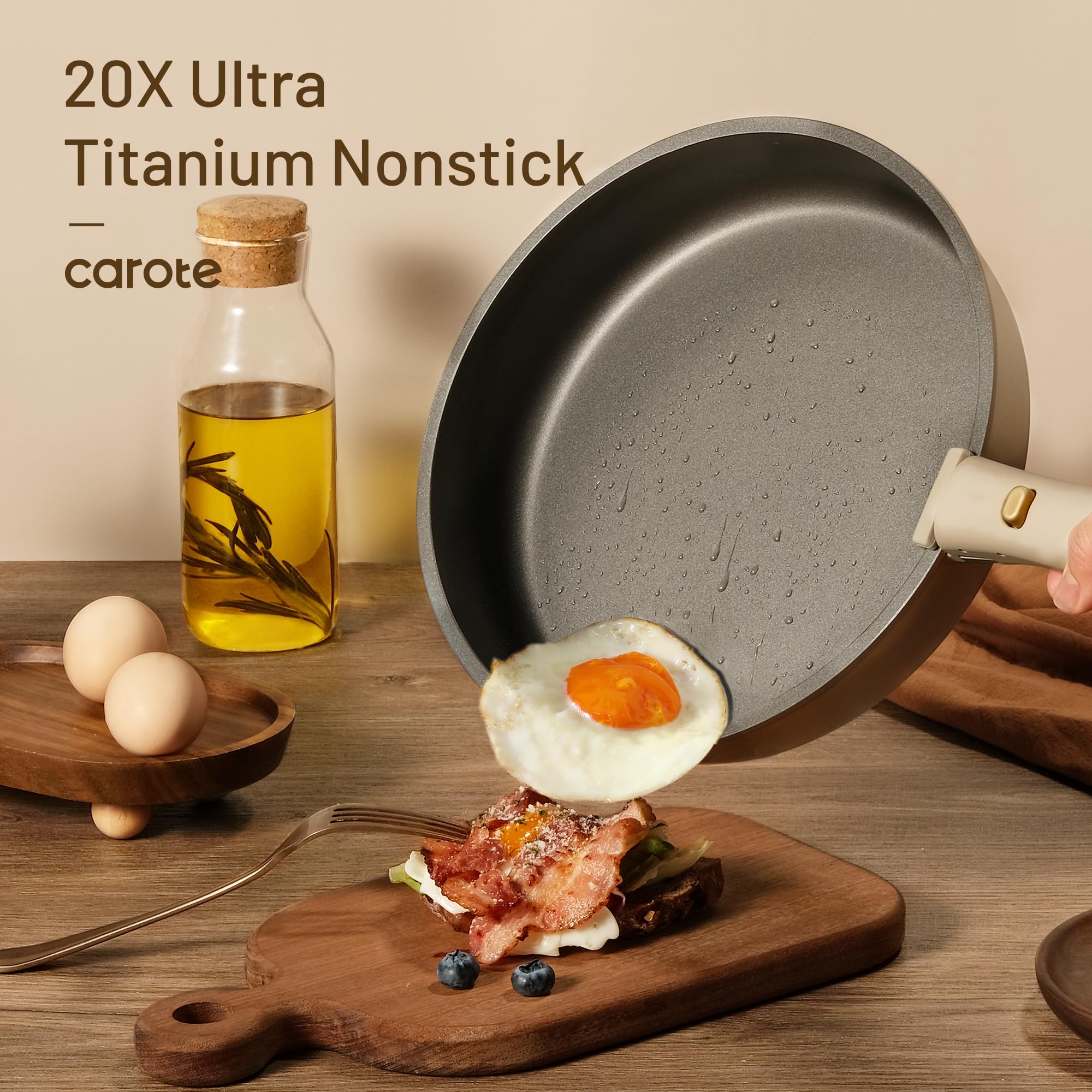 Foto 4 pulgar | Juego De Utensilios De Cocina Carote, Antiadherentes, 21 Piezas, Con Mango Desmontable - Venta Internacional.