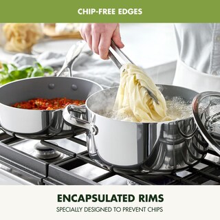 Foto 7 | Juego De Utensilios De Cocina Greenpan Valencia Pro De Acero Inoxidable, 10 Piezas - Venta Internacional.