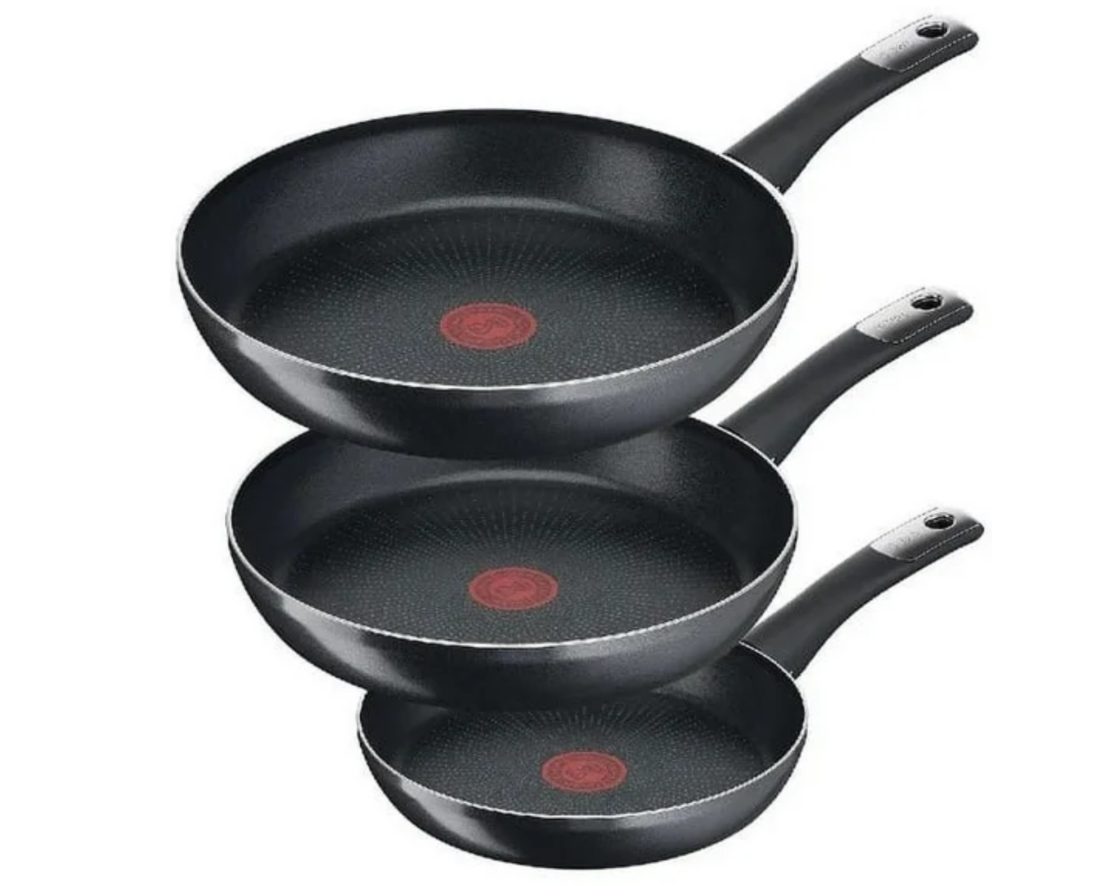 Foto 1 | Juego de Sartenes T-fal Antiadherente 3 Piezas